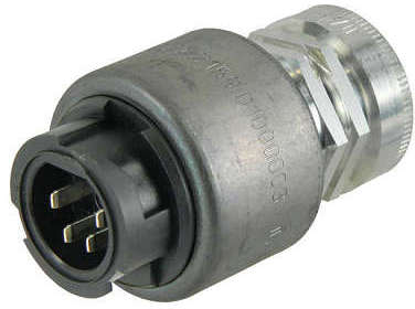 Sensor Hall - 4 Terminais Chatos Rosca M22 X 1,5