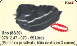 TANQUE DE COMBUSTÍVEL