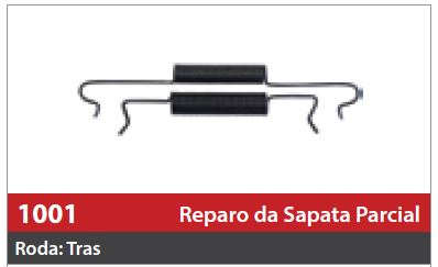 Reparo de Sapata 1 Roda Traseira Dir./Esq.