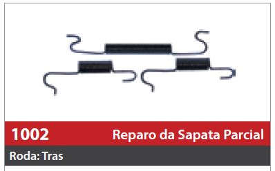 Reparo de Sapata 1 Roda Traseira