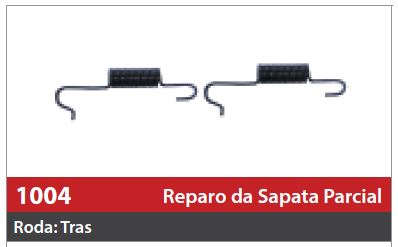 Reparo de Sapata 1 Roda Traseira