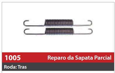 Reparo de Sapata 2 Rodas Traseiras