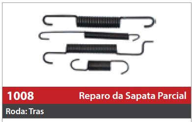 Reparo de Sapata 1 Roda Traseira