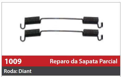 Reparo de Sapata 1 Roda Dianteira