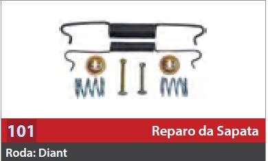 Reparo de Sapata 1 Roda Dianteira Dir./Esq.