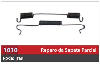 Reparo de Sapata 1 Roda Traseira