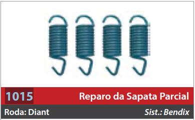 Reparo de Sapata 1 Roda Dianteira