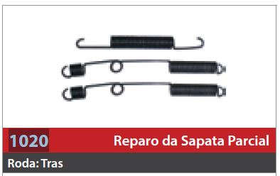 Reparo de Sapata 1 Roda Traseira