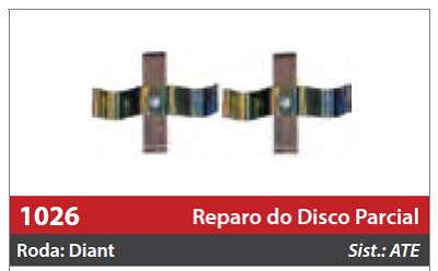 Reparo do Freio à Disco 2 Rodas Dianteiras