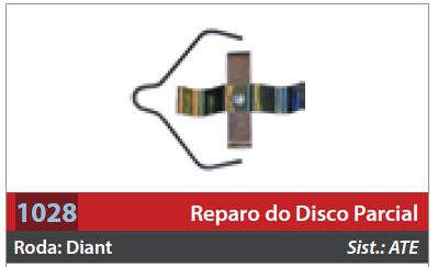 Reparo do Freio à Disco 1 Roda Dianteira