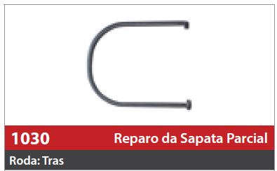 Reparo de Sapata 1 Roda Traseira