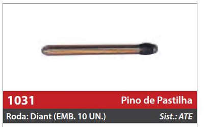 Pino da Pastilha da Pinça Dianteira