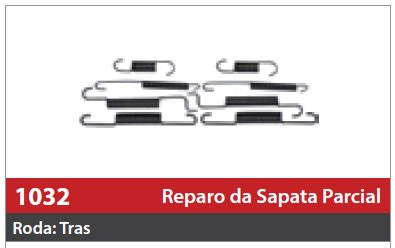 Reparo de Sapata 2 Rodas Traseiras