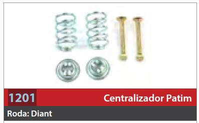 Centralizador de Patim 1 Roda Dianteira