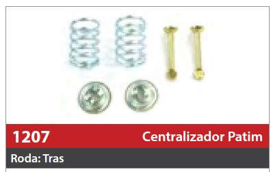 Centralizador de Patim 1 Roda Traseira