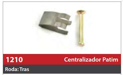 Centralizador de Patim 1 Sapata Traseira