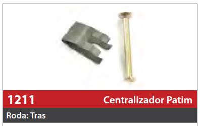 Centralizador de Patim 1 Sapata Traseira