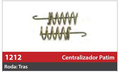Centralizador de Patim 1 Sapata Traseira