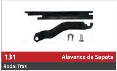 Reparo da Alavanca de Freio 1 Roda Traseira Esquerda