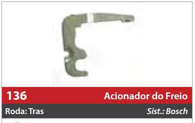 Acionador de Freio Automático 1 Roda Traseira Direita