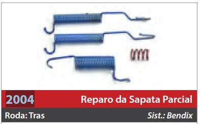 Reparo de Sapata 1 Roda Traseira