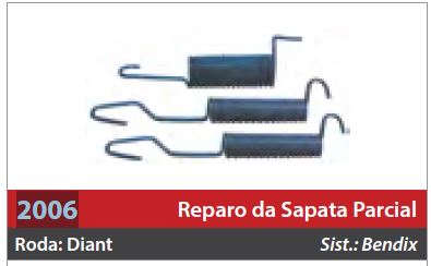 Reparo de Sapata 1 Roda Dianteira