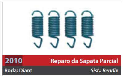Reparo de Sapata 1 Roda Dianteira