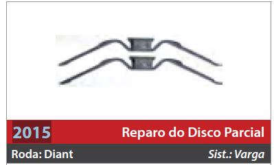 Reparo do Freio à Disco 1 Roda Dianteira