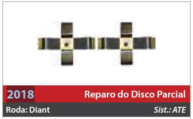 Reparo do Freio à Disco 2 Rodas Dianteiras