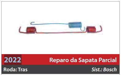 Reparo de Sapata 1 Roda Traseira