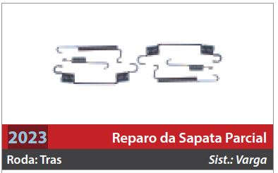 Reparo de Sapata 2 Rodas Traseiras