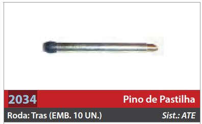 Pino da Pastilha da Pinça Traseira
