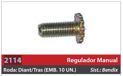Regulador de Freio Manual 1 Roda Dianteira/Traseira Esquerda