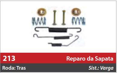 Reparo de Sapata 1 Roda Traseira Direita