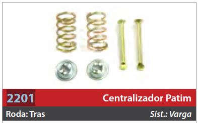 Centralizador de Patim 1 Roda Traseira