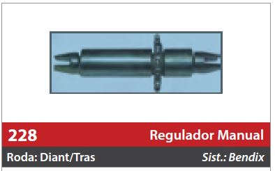 Regulador de Freio Manual 1 Roda Rosca Direita