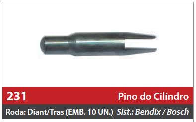 Pino do Cilindro de Freio Dianteiro/Traseiro