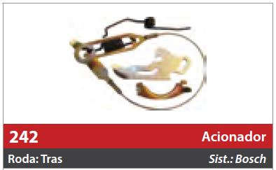 Acionador de Freio Automático 1 Roda Traseira Direita