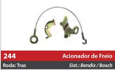 Acionador de Freio Automático 1 Roda Traseira Direita
