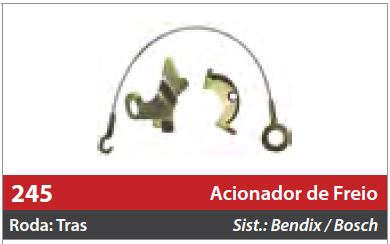 Acionador de Freio Automático 1 Roda Traseira Esquerda