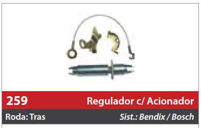 Regulador de Freio com Acionador Automático 1 Roda Traseira Esquerda