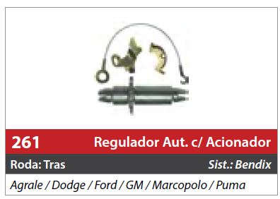 Regulador de Freio com Acionador Automático 1 Roda Traseira Esquerda