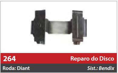 Reparo do Freio à Disco 1 Roda Dianteira