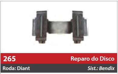 Reparo do Freio à Disco 1 Roda Dianteira