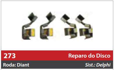 Reparo do Freio à Disco 1 Roda Dianteira
