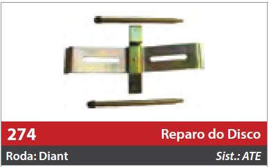 Reparo do Freio à Disco 1 Roda Dianteira