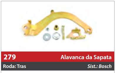 Alavanca da Sapata 1 Roda Traseira Direita