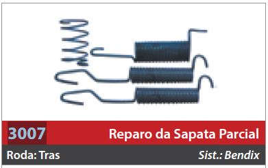 Reparo de Sapata 1 Roda Traseira