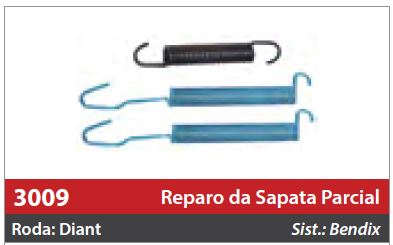 Reparo de Sapata 1 Roda Dianteira