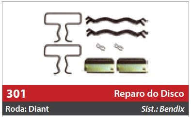 Reparo do Freio à Disco 1 Roda Dianteira